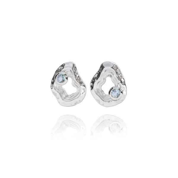 BoldB - Oasis Stud Earrings - Silver