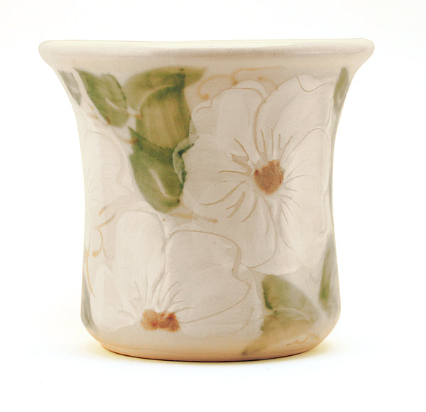 White Floral - Utensil Holder