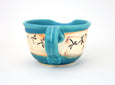 Dragonfly Etched - Caribbean Blue - Gravy Dish