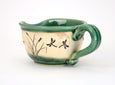Dragonfly Etched - Sea Green - Gravy Dish