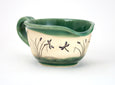 Dragonfly Etched - Sea Green - Gravy Dish