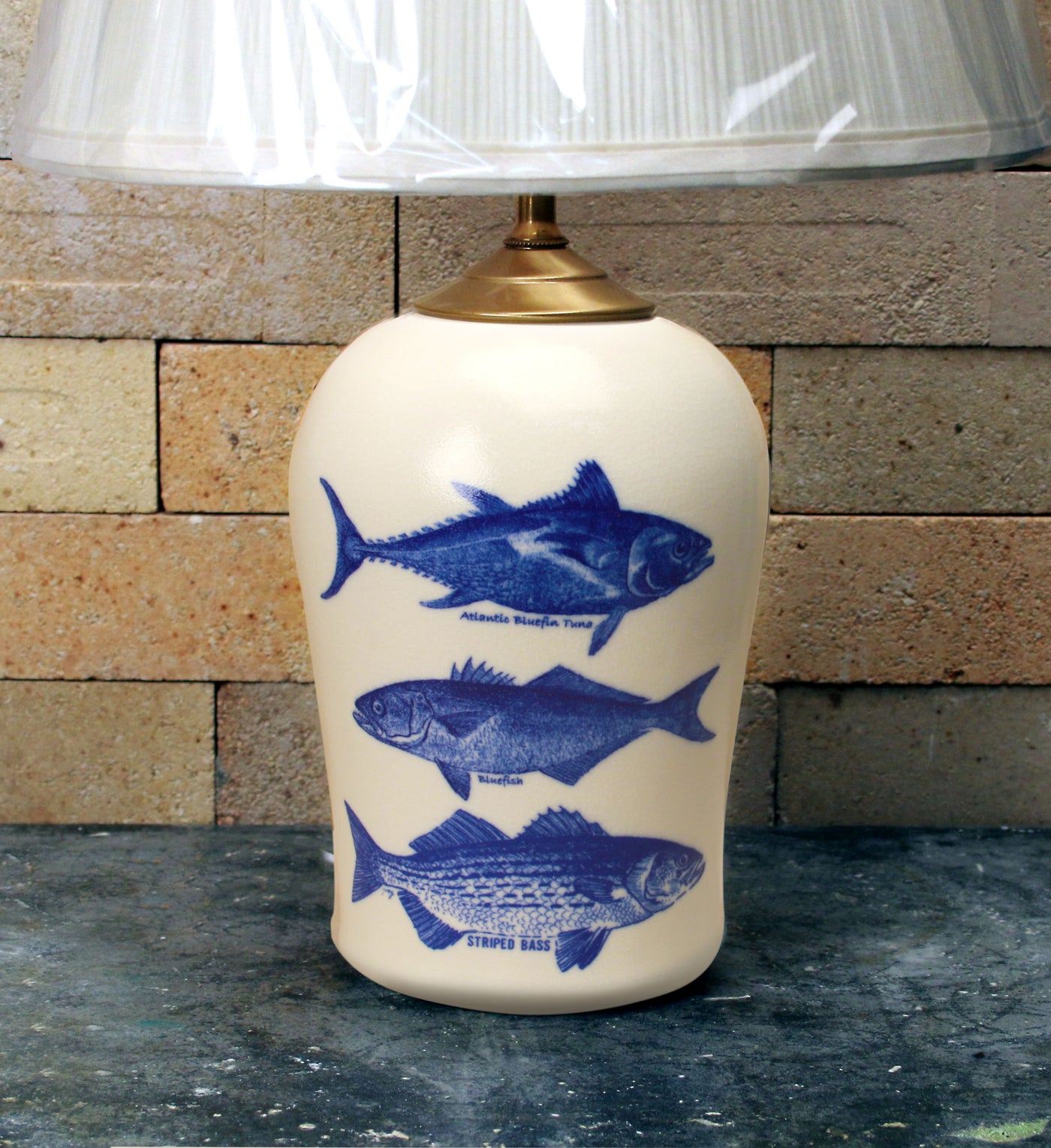 In-Glaze Decal - Fish Lamp