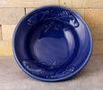 Fluke and Scup Relief Bowl - Cobalt Blue