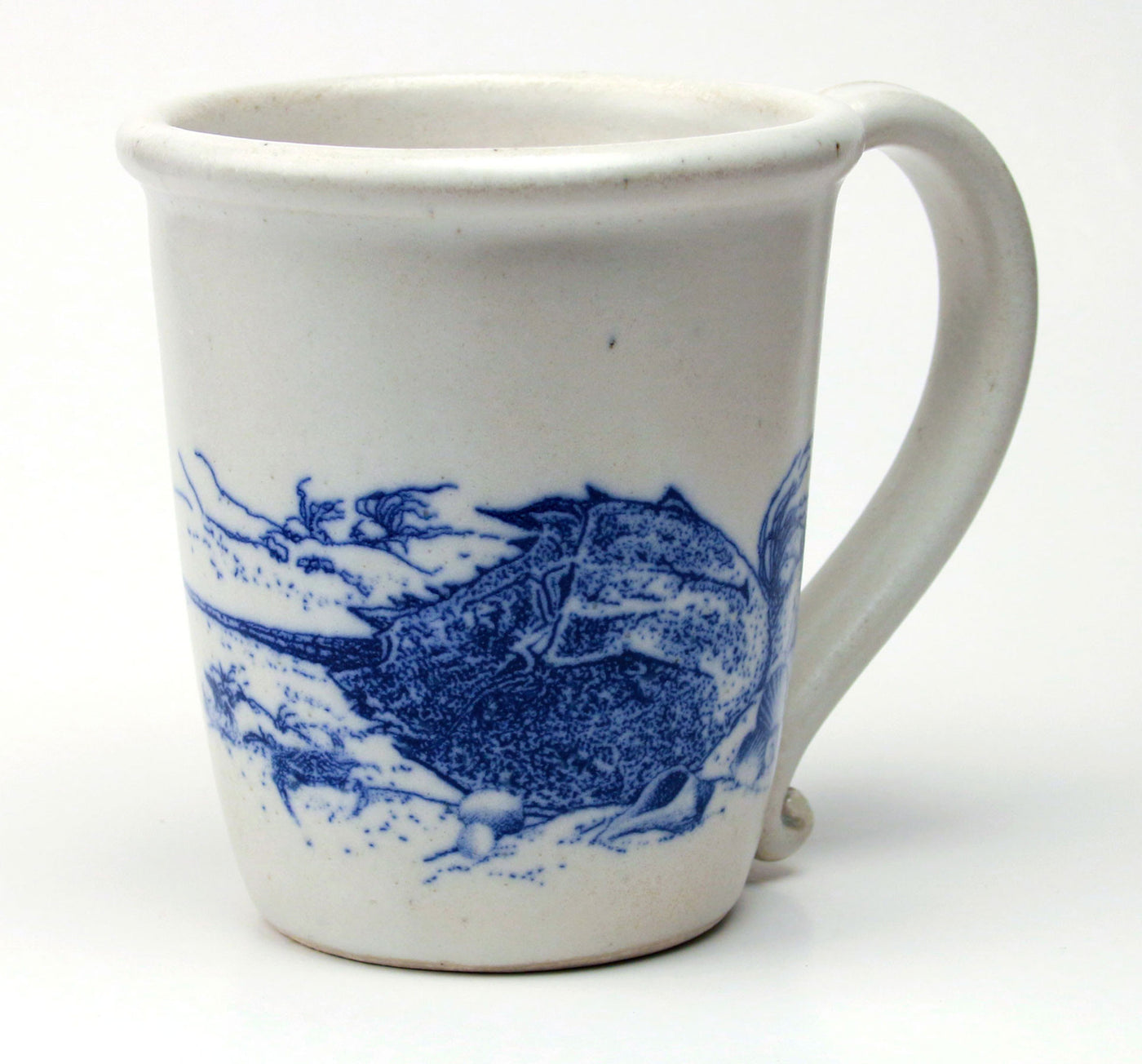 Chatham Pottery Horseshoe Crab Decal Mug