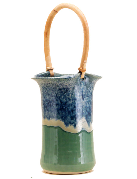 Wine Caddy - Sea Foam Green