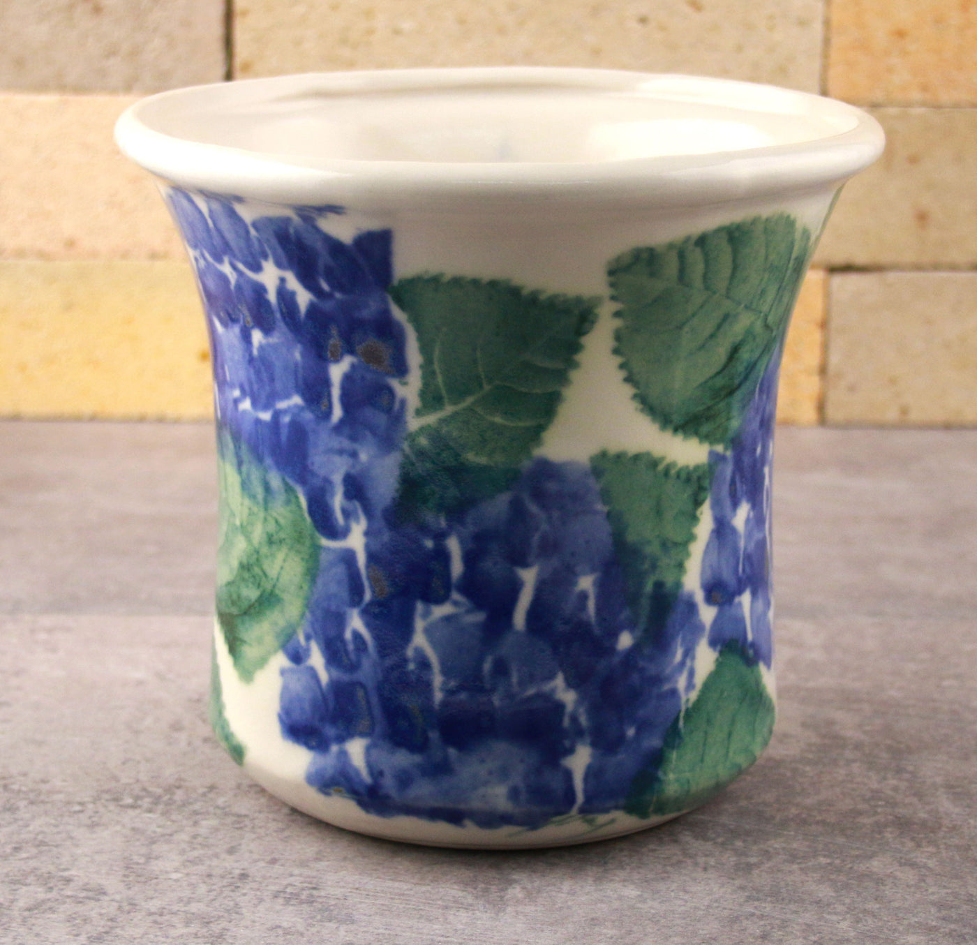 Utensil Holder - Hydrangea