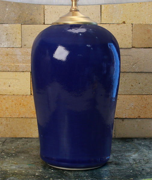 Chatham Pottery Cobalt Blue Large Lamp