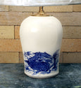 Chatham Pottery Horseshoe Crab In-Glaze Decal Medium Lamp