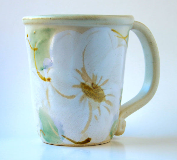 Pattern - White Floral - Mug