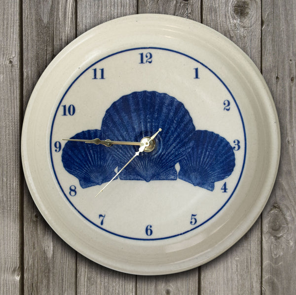 CLOCK - In-Glaze Decal - Scallop Splay