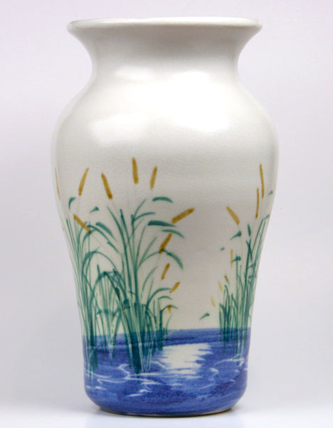 Vase - Hand-painted Beach Grass