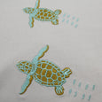Rightside Design Table Runner - Embroidered Baby Sea Turtle Migration