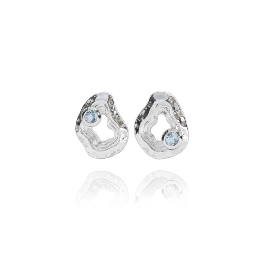 BoldB - Oasis Stud Earrings - Silver