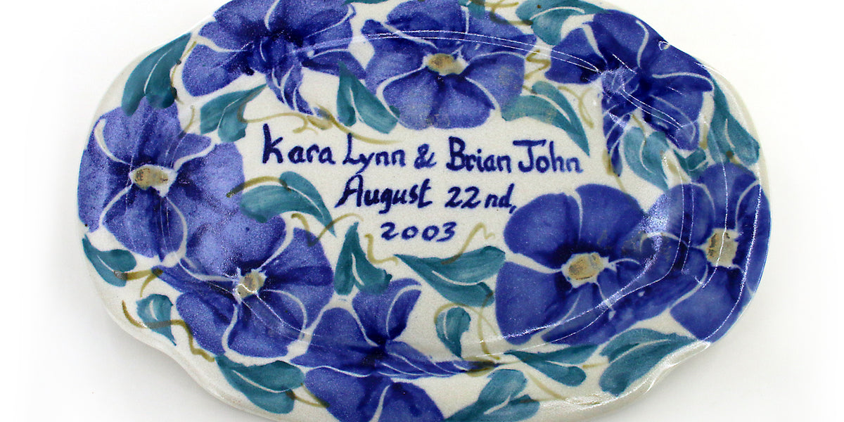 Custom Wedding Oval Platter – Chatham Pottery