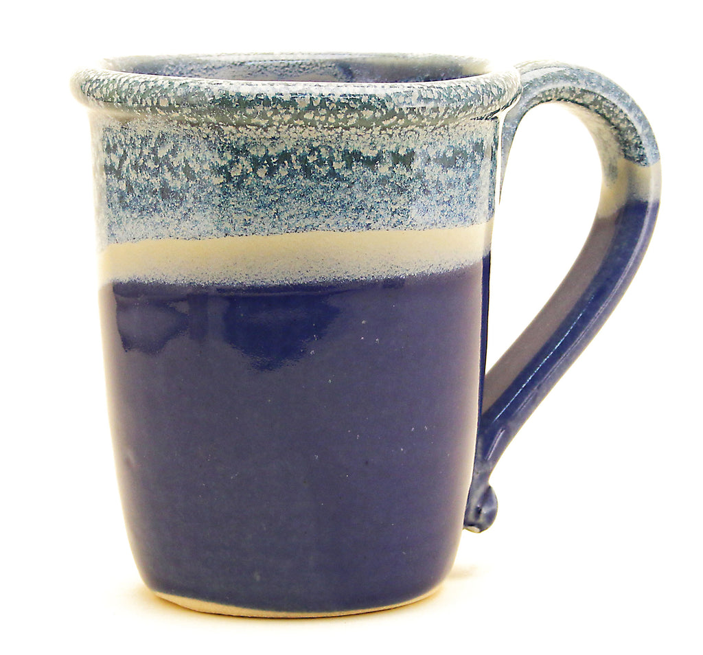 Coastal Pottery high fired stoneware mug with a speckled glaze that recalls waves on the open ocean