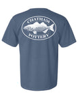 Chatham Pottery T-Shirt - Chatham Pottery Logo (Blue Jean)