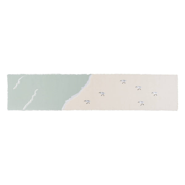 Rightside Design Table Runner - Embroidered Sandpipers Sprint
