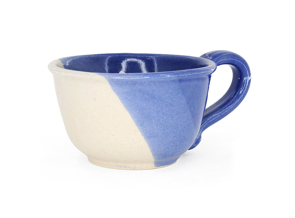 Sky Blue and White - Chowder Mug