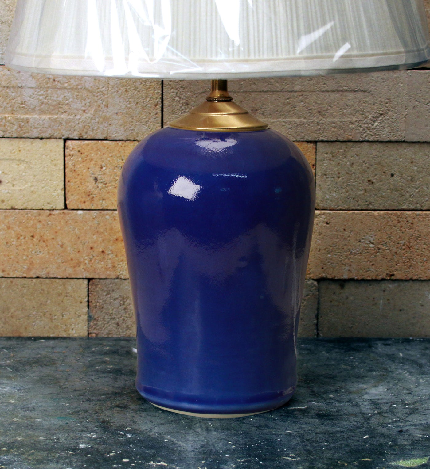 Chatham Pottery Cobalt Blue Small Lamp