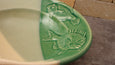 Fluke and Scup Relief Bowl - Sea Green and Yellow