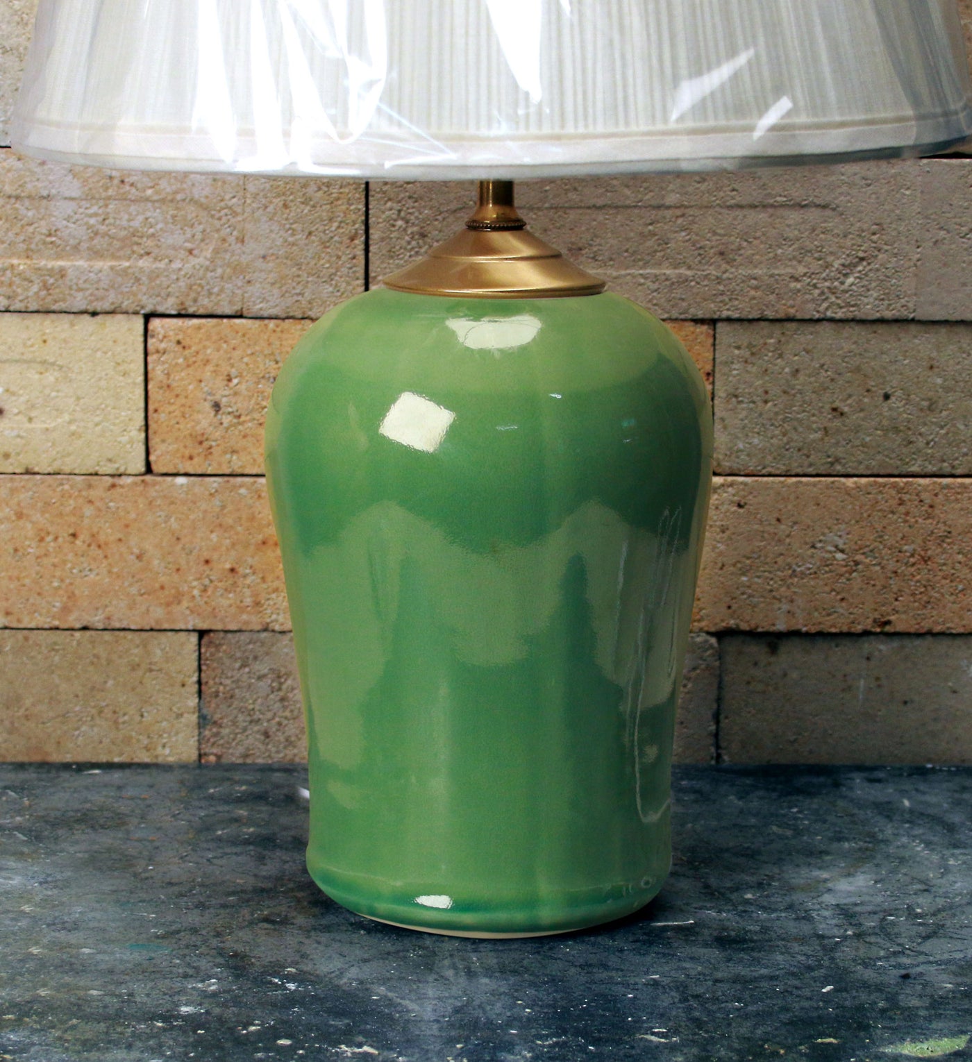 Chatham Pottery Sea Green Small Lamp