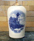 Chatham Pottery Nauset Light In Glaze Decal Large Lamp
