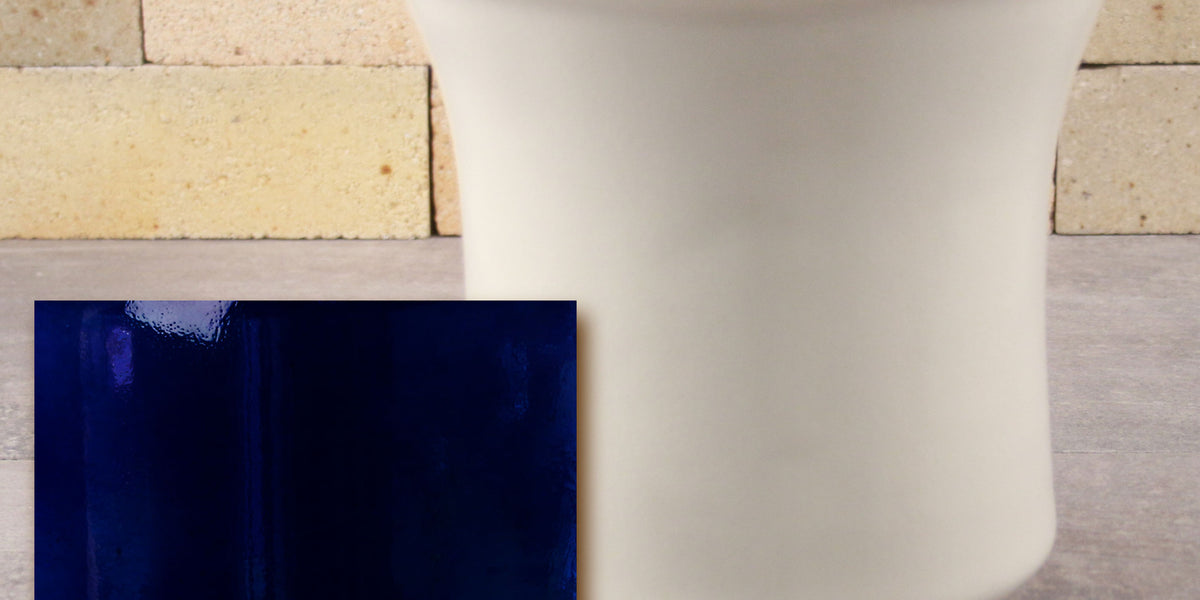 Cobalt Blue Utensil Holder Chatham Pottery