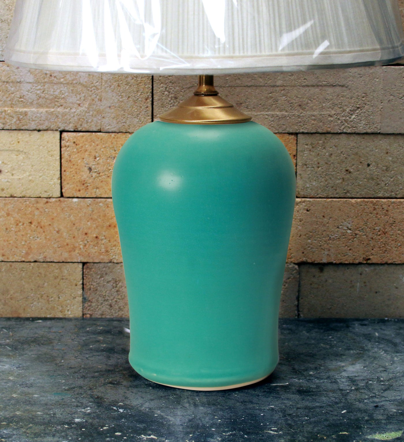 Chatham Pottery Caribbean Blue Small Lamp
