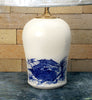 Chatham Pottery Horseshoe Crab In-Glaze Decal Medium Lamp