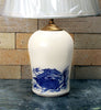 Chatham Pottery Horseshoe Crab In-Glaze Decal Small Lamp