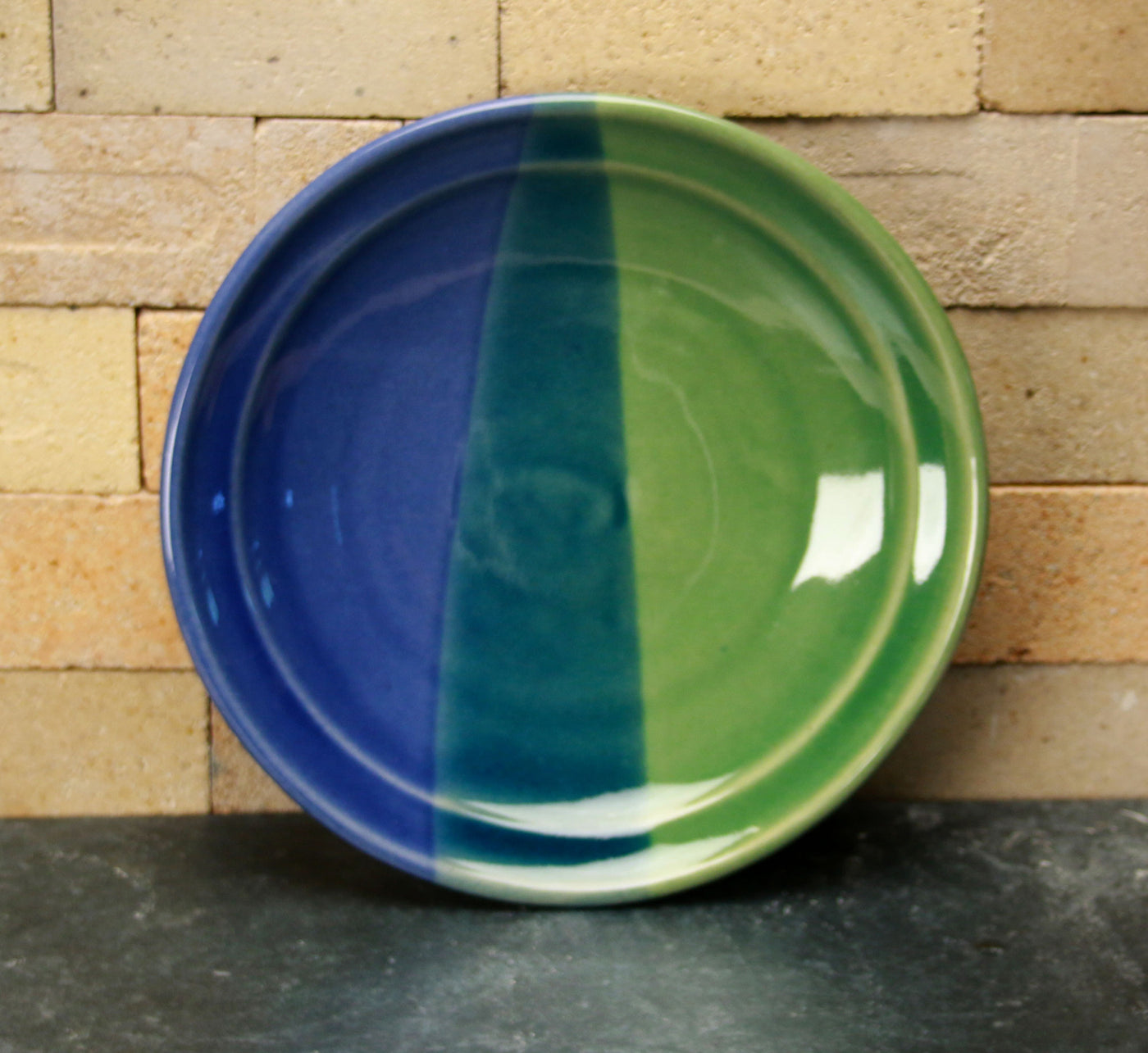 Dinnerware - Duotone - Cobalt and Sea Green