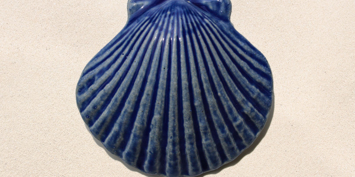 Shell Paperweight - Cobalt – Chatham Pottery